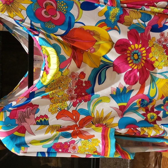 Nwt Trina Turk Fontaine swim tunic  multicolor - Picture 9 of 14
